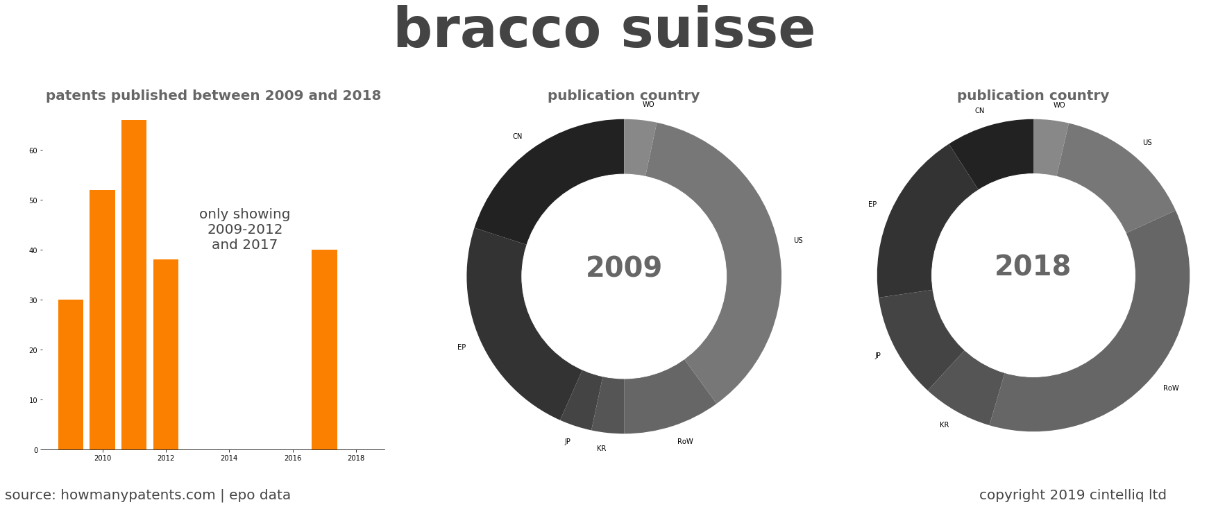 summary of patents for Bracco Suisse