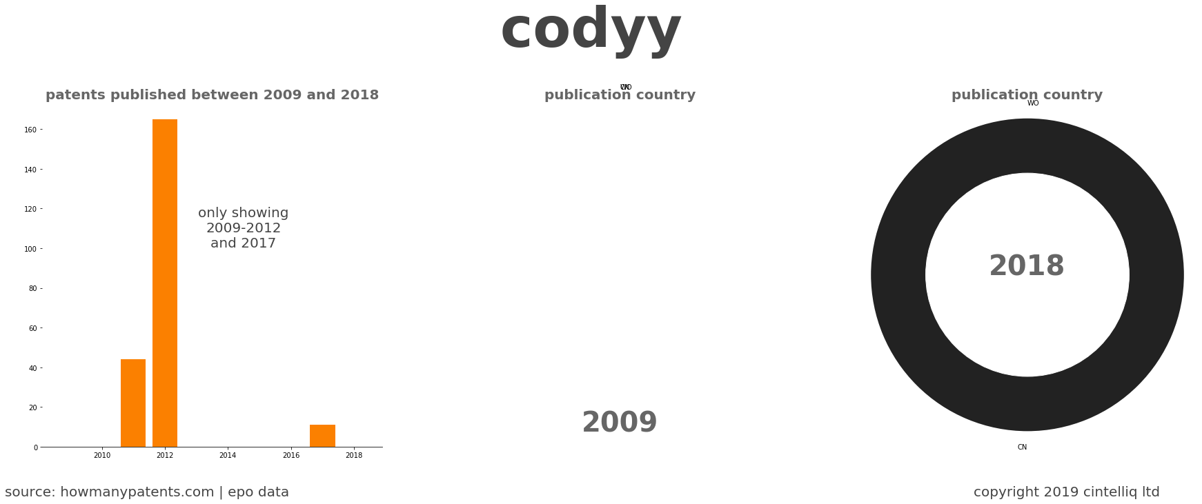 summary of patents for Codyy 